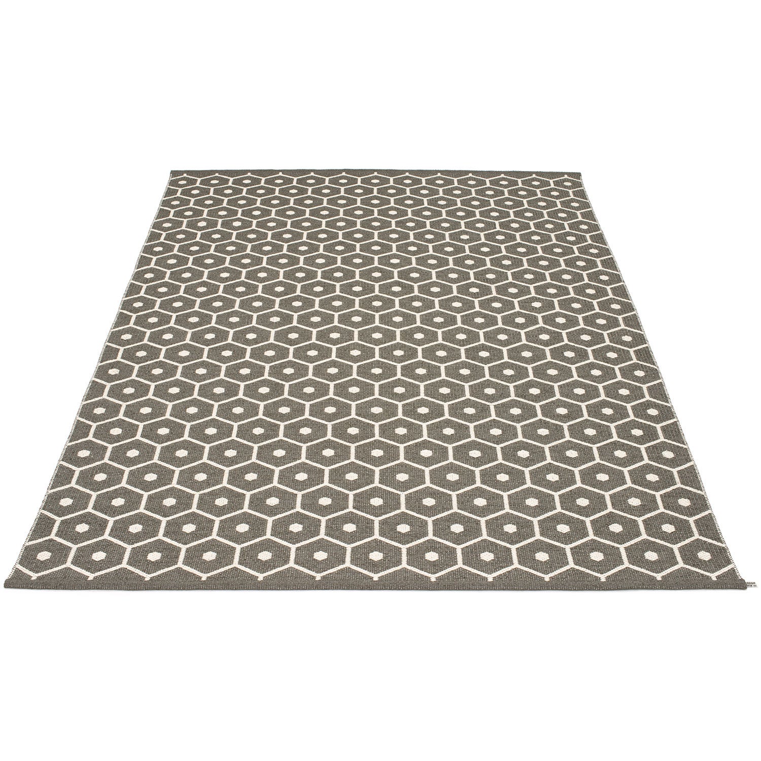 Honey matta 180x260 cm charcoal / vanilla 