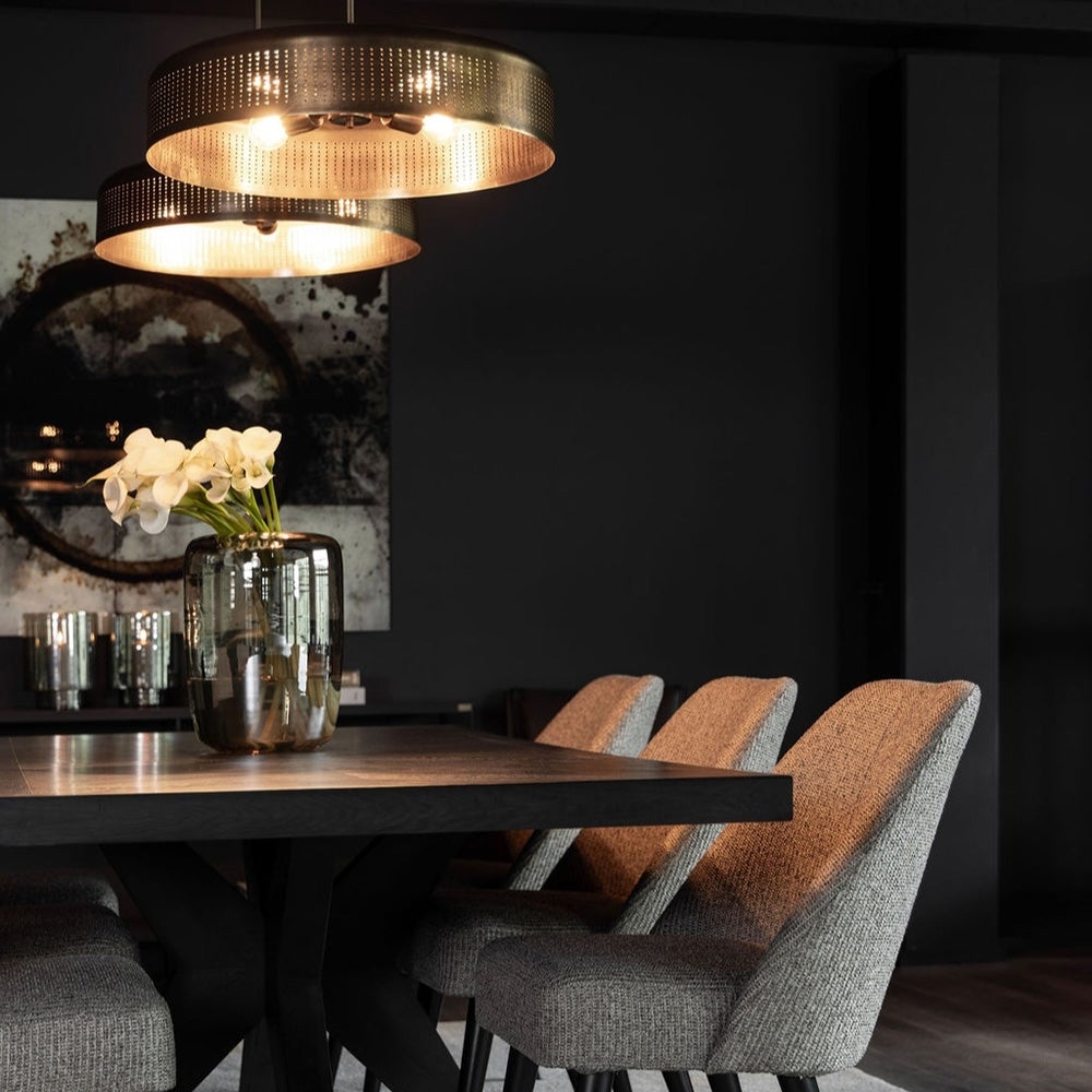 Reef vas i handblåst glas Ø28 cm Smoke Grey