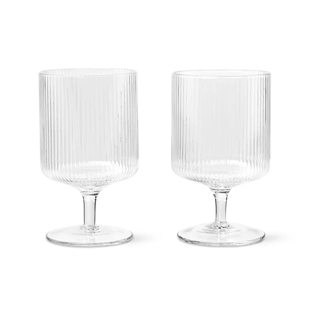 Ripple Vinglas 2-pack - Clear