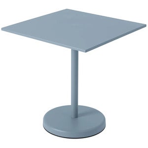 Linear Steel Cafébord 70x70 cm Pale Blue 