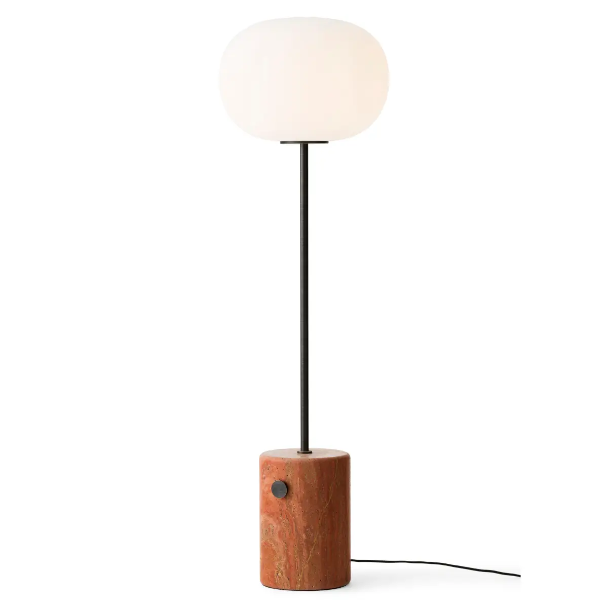 JWDA Golvlampa Travertine, Red/Brass, Bronzed