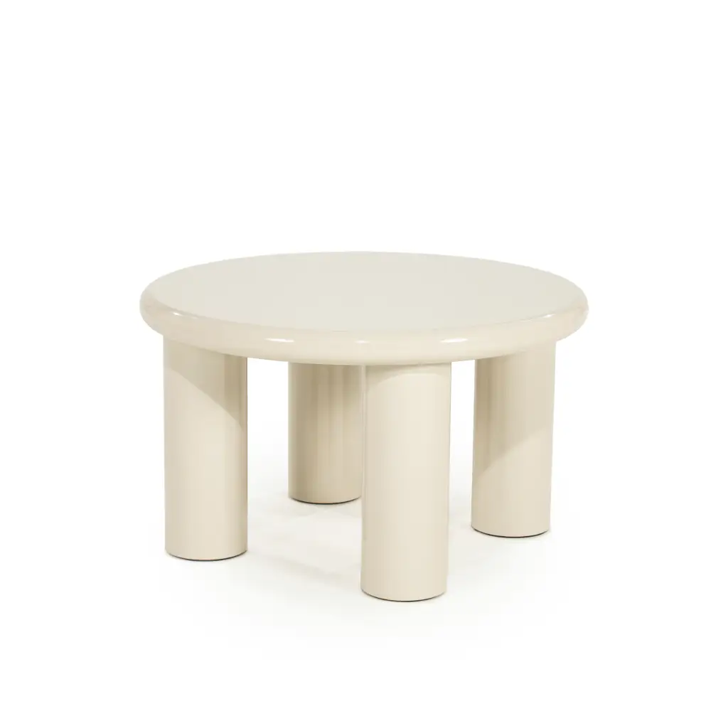 Coffee table Bloop medium - beige 60x60x35 cm