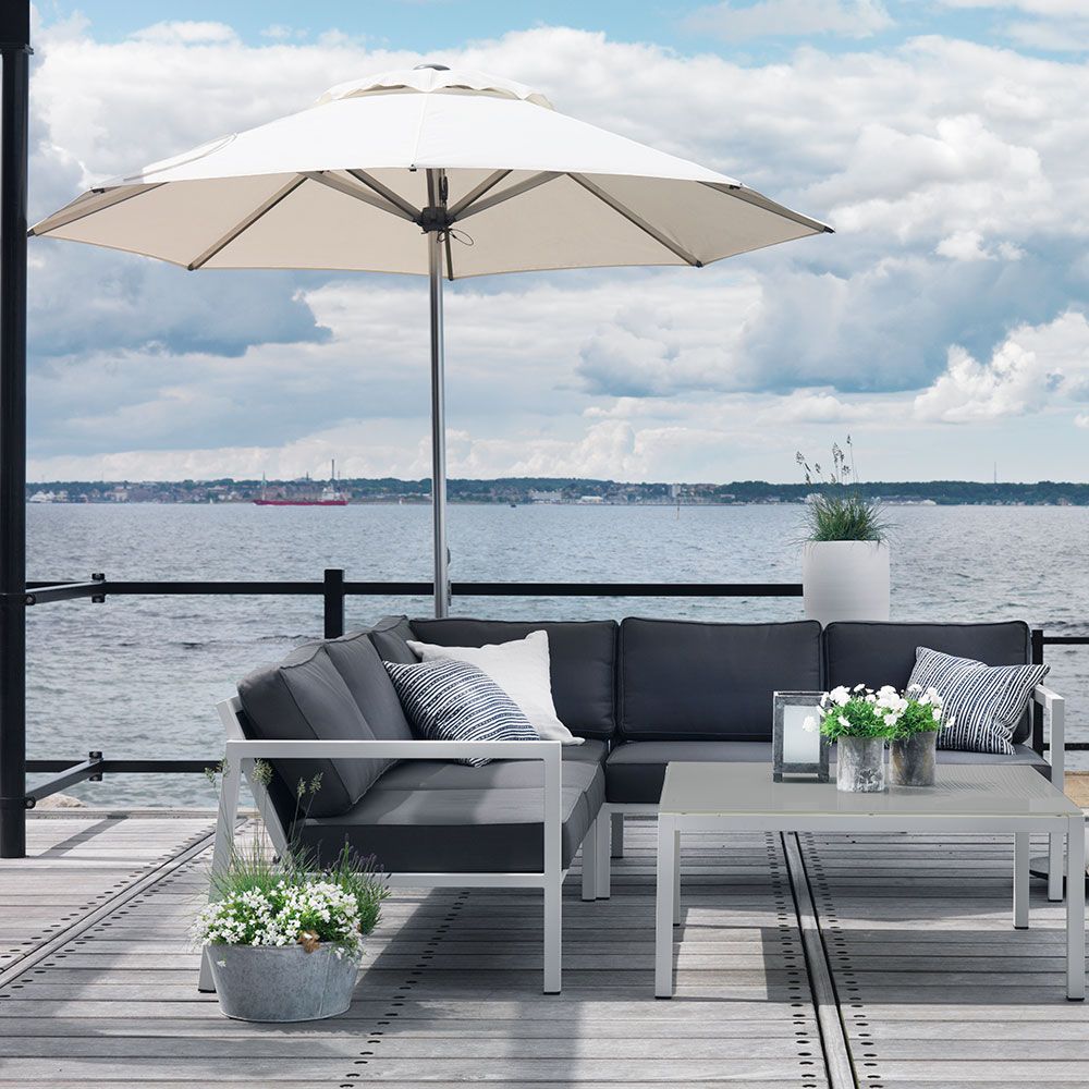 Belfort sidobord 50x50  cm svart 