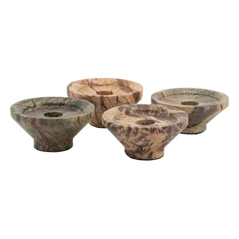 Sumi small ( set of 4) 10x10x4 cm marmor multicolour