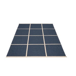 Vävd Matta Criss Dark Blue 180x260 cm