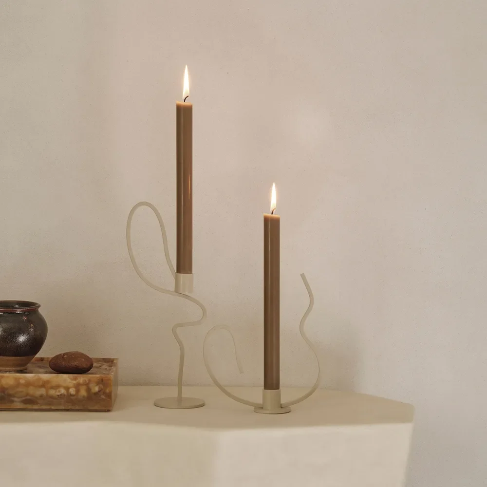 Valse Ljusstake låg Cashmere