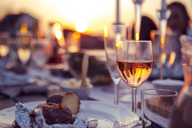 Leone matbord 100x200 cm vitt / grått 