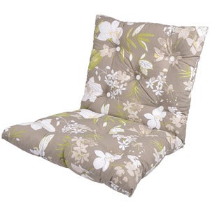 Lågvik flockdyna Beige Botanical 