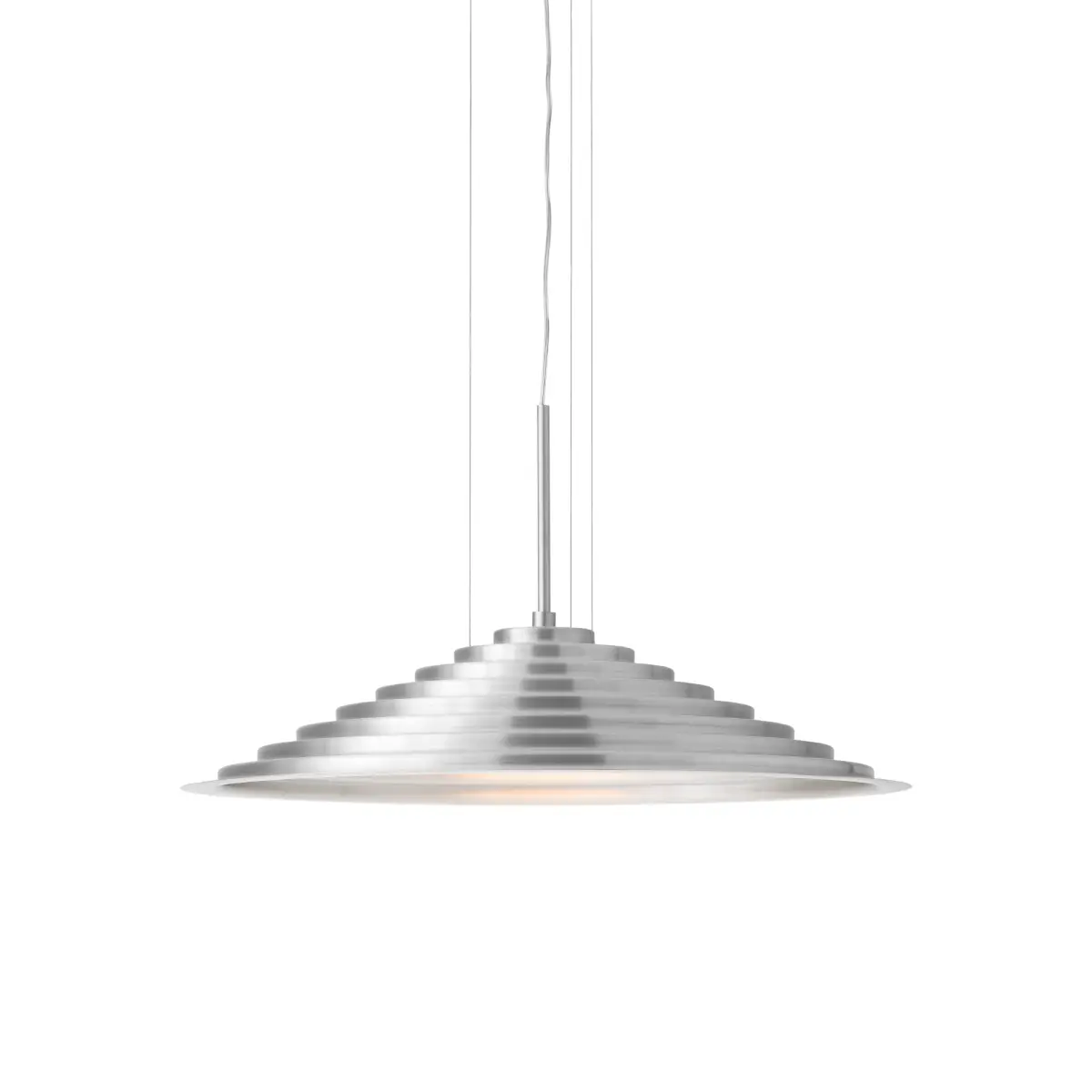 Chancery Taklampa Borstad Aluminium Ø75 cm
