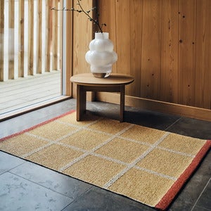 Vävd Matta Criss Pop Pale Yellow