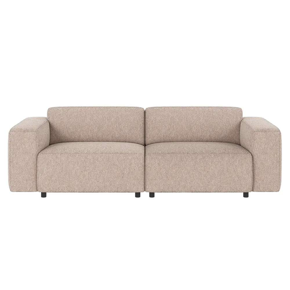 Willard soffa 3-sits tyg Alice ljusbeige