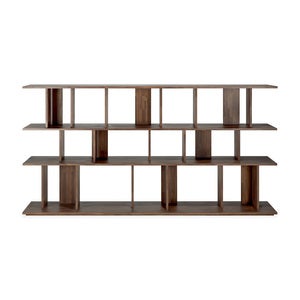 Irregular Hylla Lackad teak 224 x 37 x 115 cm