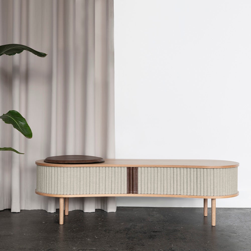 Audacious TV-bänk Ek/White Sands