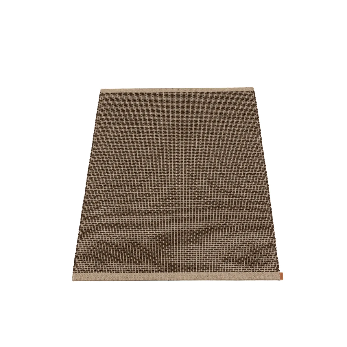 Tvättbar Plastmatta NILS Dark Brown 70x180 cm