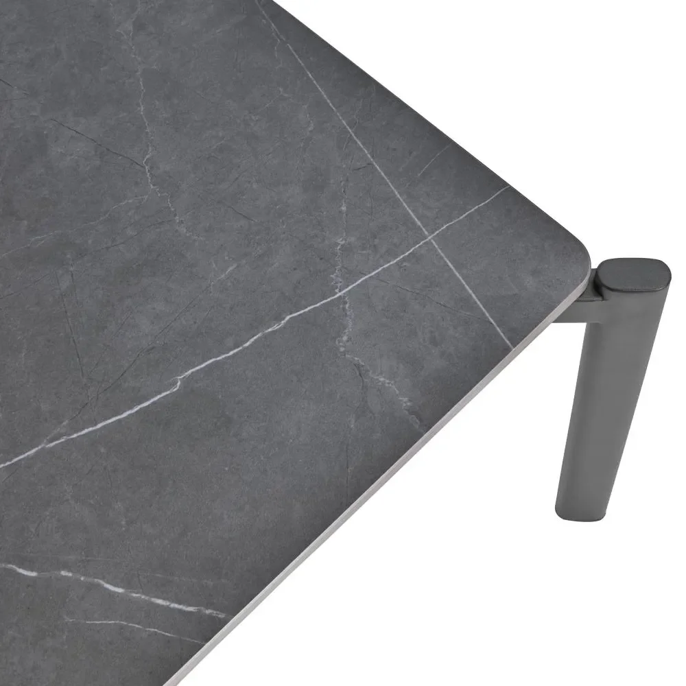 HALLAVARA soffbord 146x66cm - Antracit