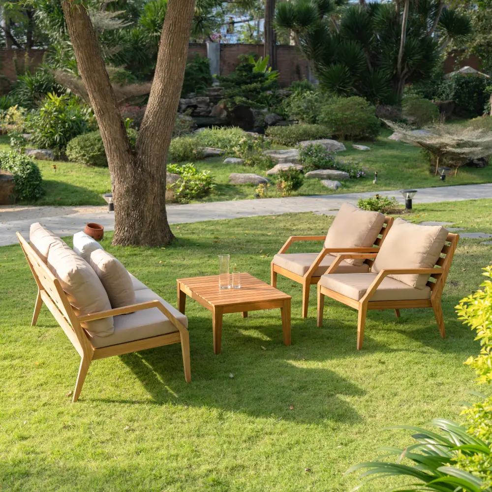 Gunnaröd 2-sits loungesoffa inkl dynor Blå