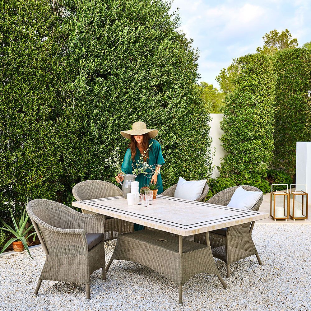 Lansing fåtölj konstrotting Taupe 