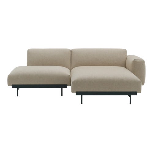 In Situ Modulsoffa 2-sits- Config 7 - Ecriture240/Black