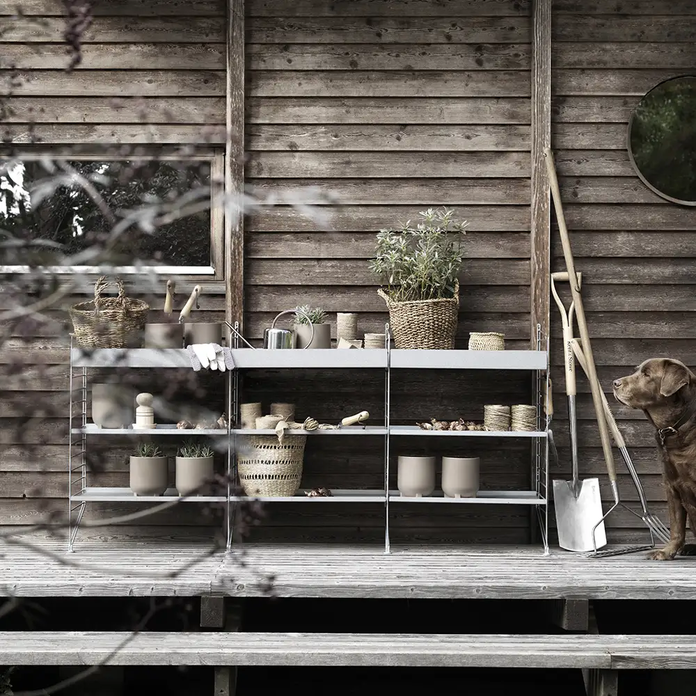 Hyllplan låg kant 58x2x30 Galvaniserad