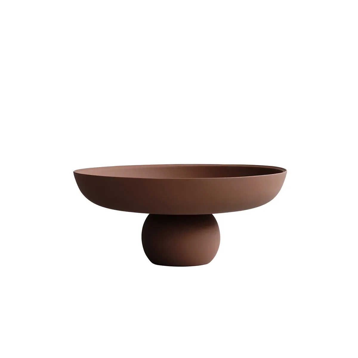 Handmålad dekorationsskål Baburu Big Almond Ø 43 cm