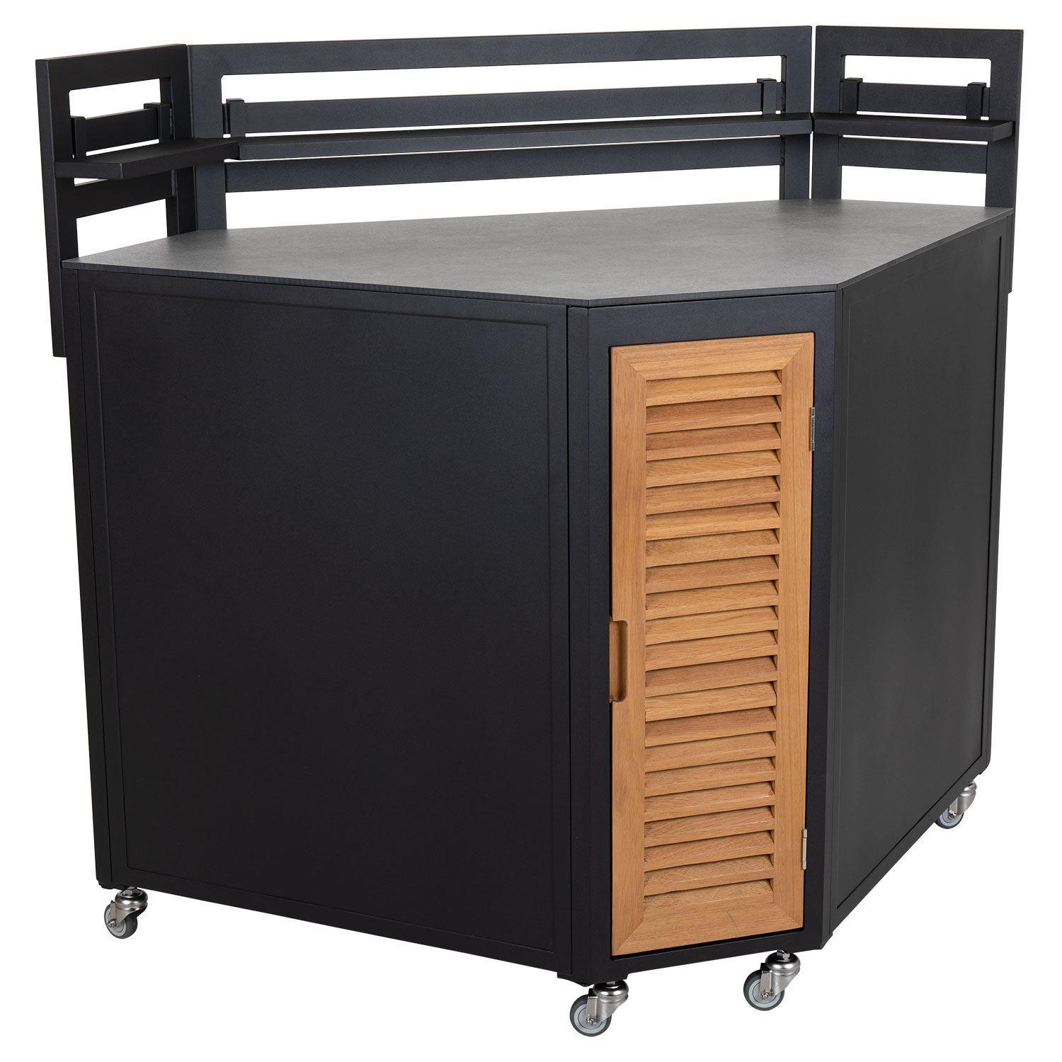 Fornax kök hörn stor svart/grå 