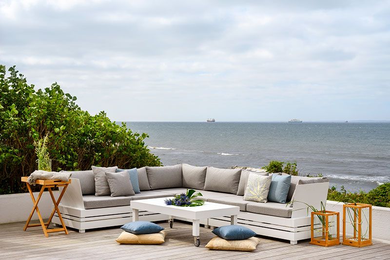 Ambon avslut vit/pearl grey 