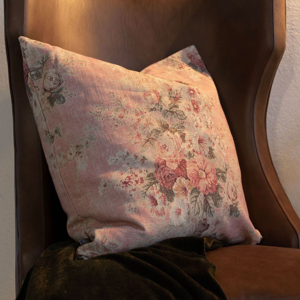 BELLE blommigt kuddfodral - 60x60