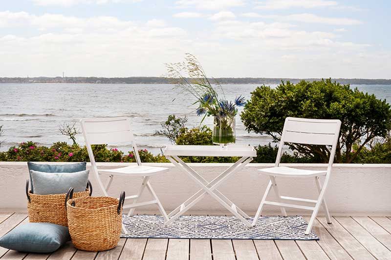 Vero brickbord 60x60 cm vit 