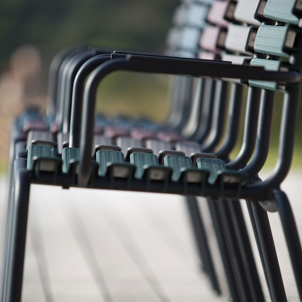 Clips karmstol svart/bamboo 