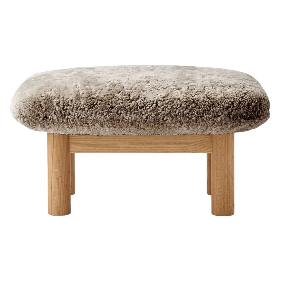 Brasilia pall massiv ek natur, Sheepskin Nevotex Root