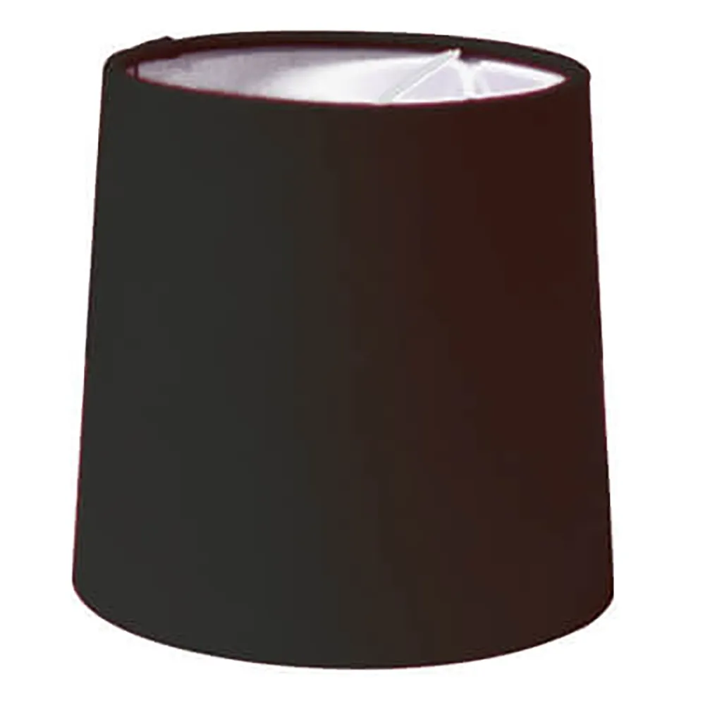 Solid lampskärm 15cm svart