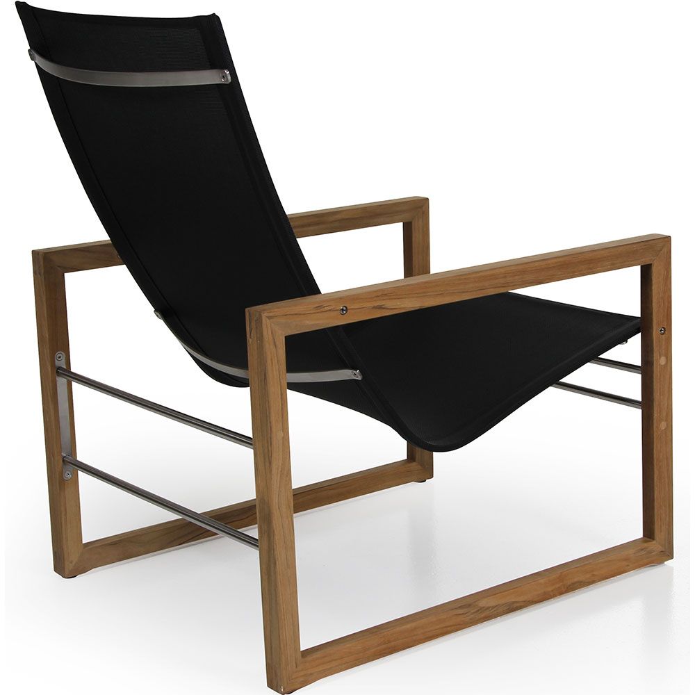 Vevi fåtölj natur/svart 