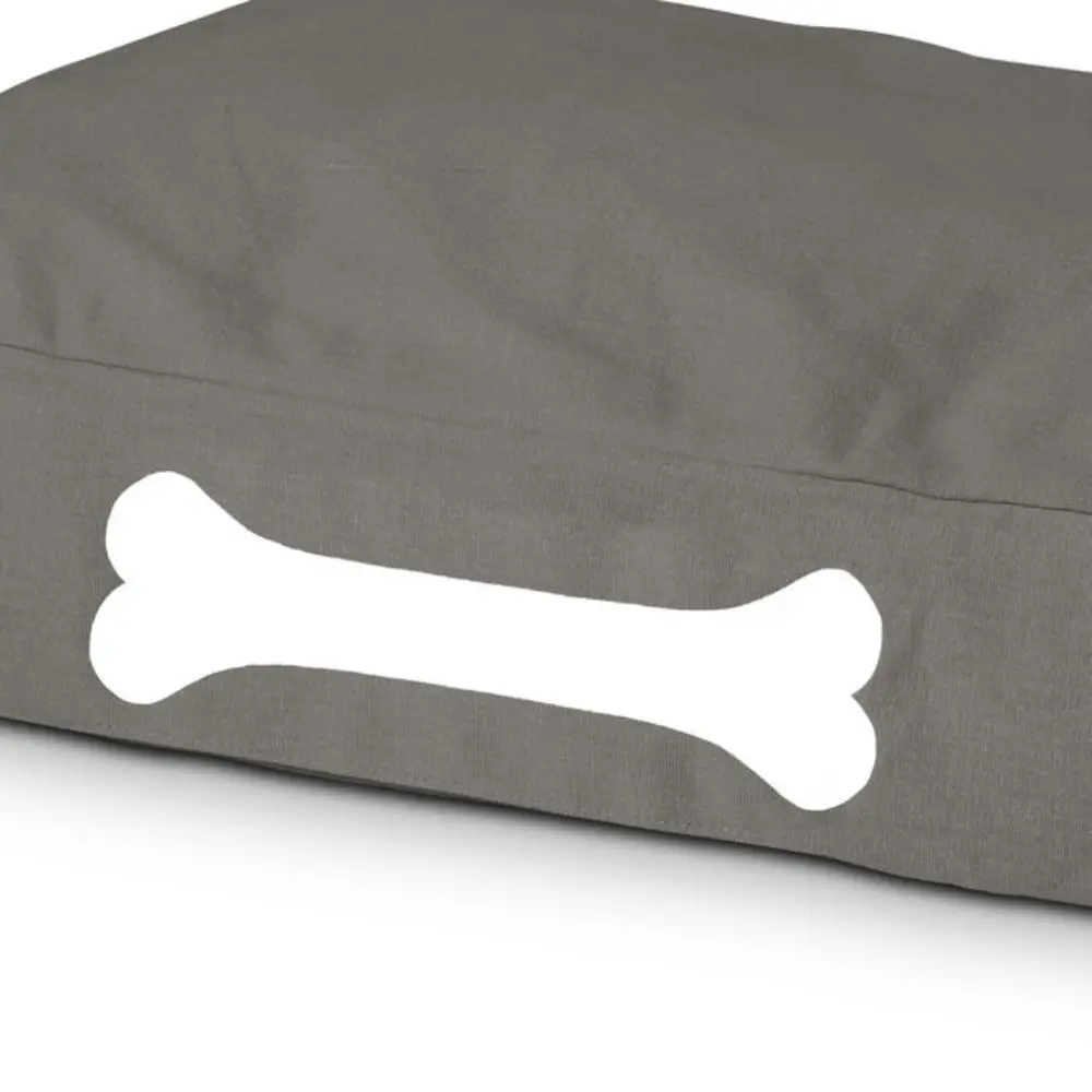doggielounge S canvas recycled Hundbädd charcoal grey