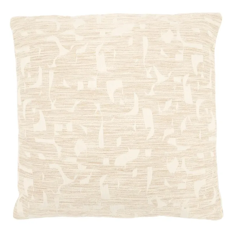 Dara prydnadskudde 50x50x12 cm polyester beige