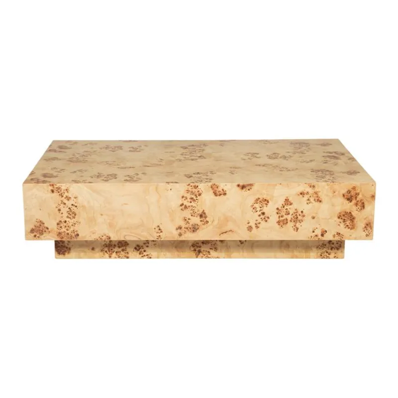Dean 117x70x30 cm MDF & wit populieren Trä fineer Brun