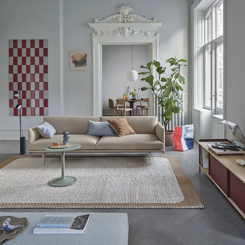 Enfold Sideboard 186 x 45 cm  - Oiled oak Deep Red