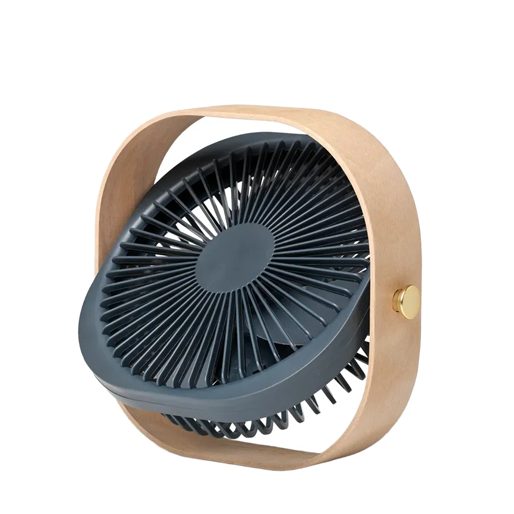 Portabel Bordsfläkt Fantastic Wood Petroleum