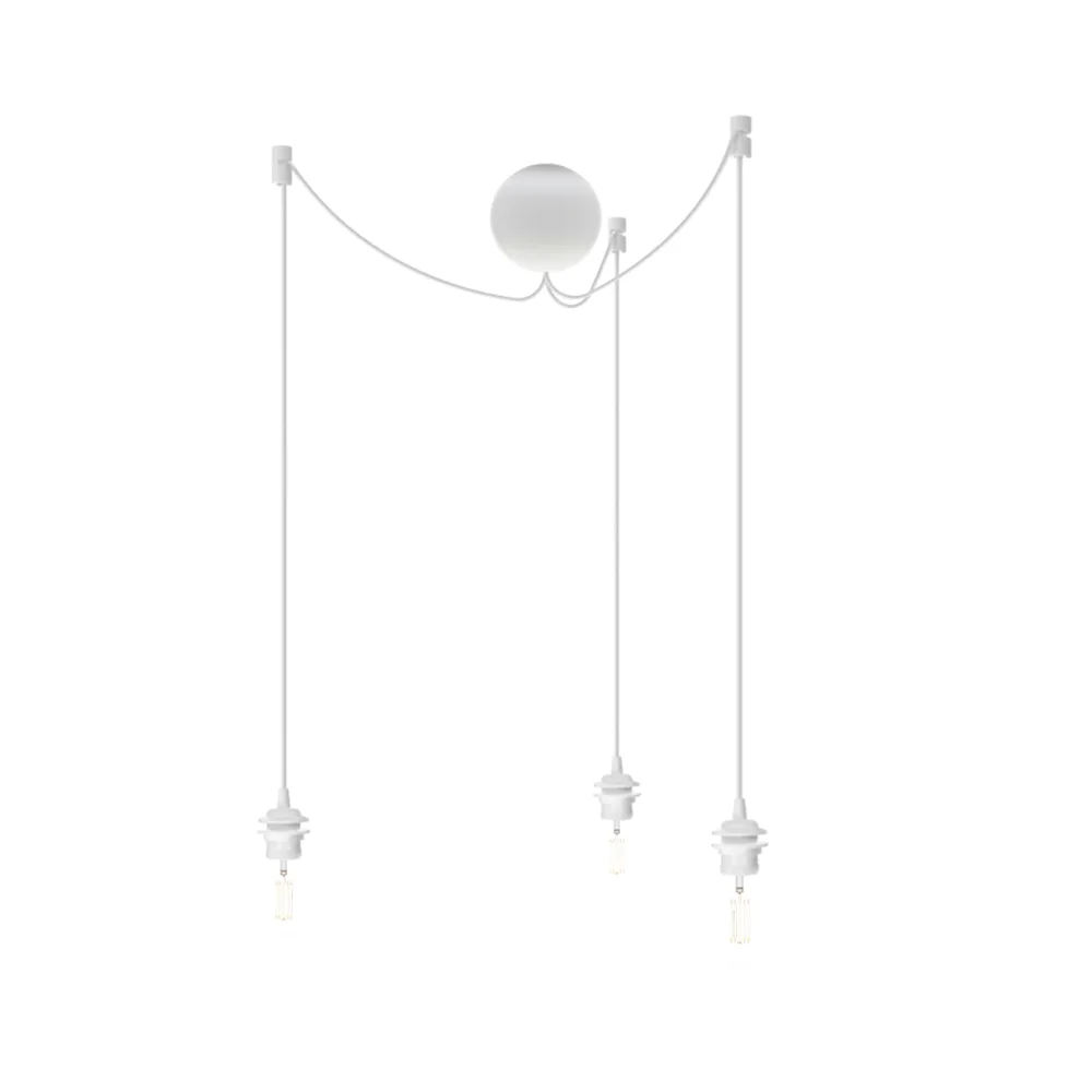 Cannonball Cluster Ø12 cm Sladd set Tripple White
