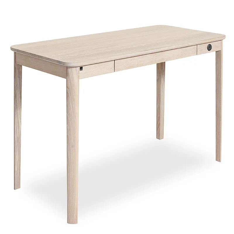 Sm131 Skrivbord Ek Massiv Vitolja 115X55X74Cm 