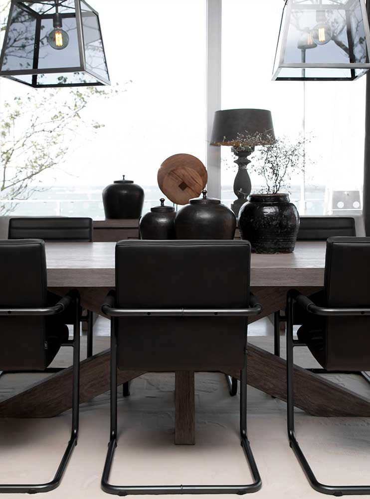 Hunter Matbord 240X110 Cm Antikgrå