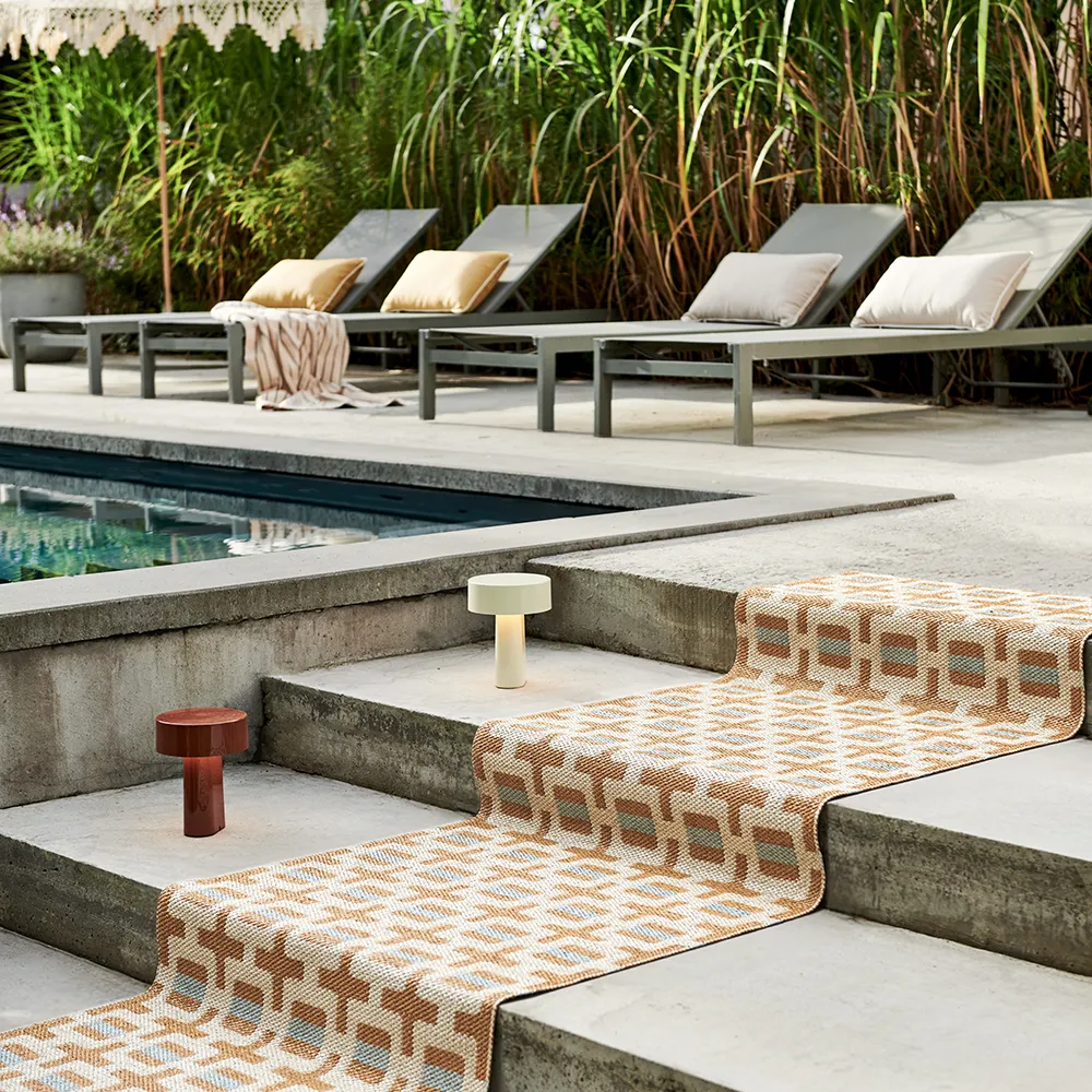 Tom matta Ochre/Cream/Sage 70 x 300 cm