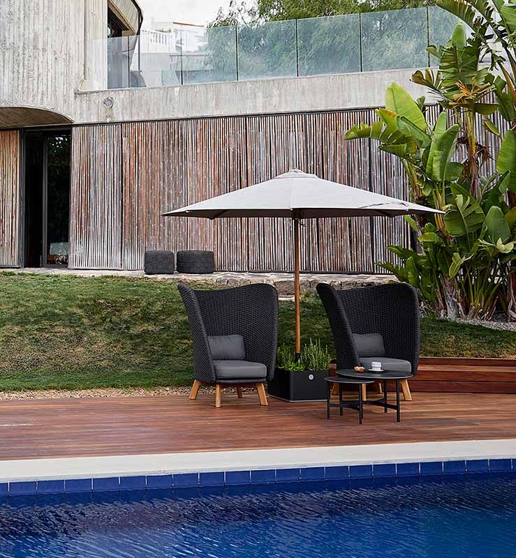 Grow Parasollfot Grå