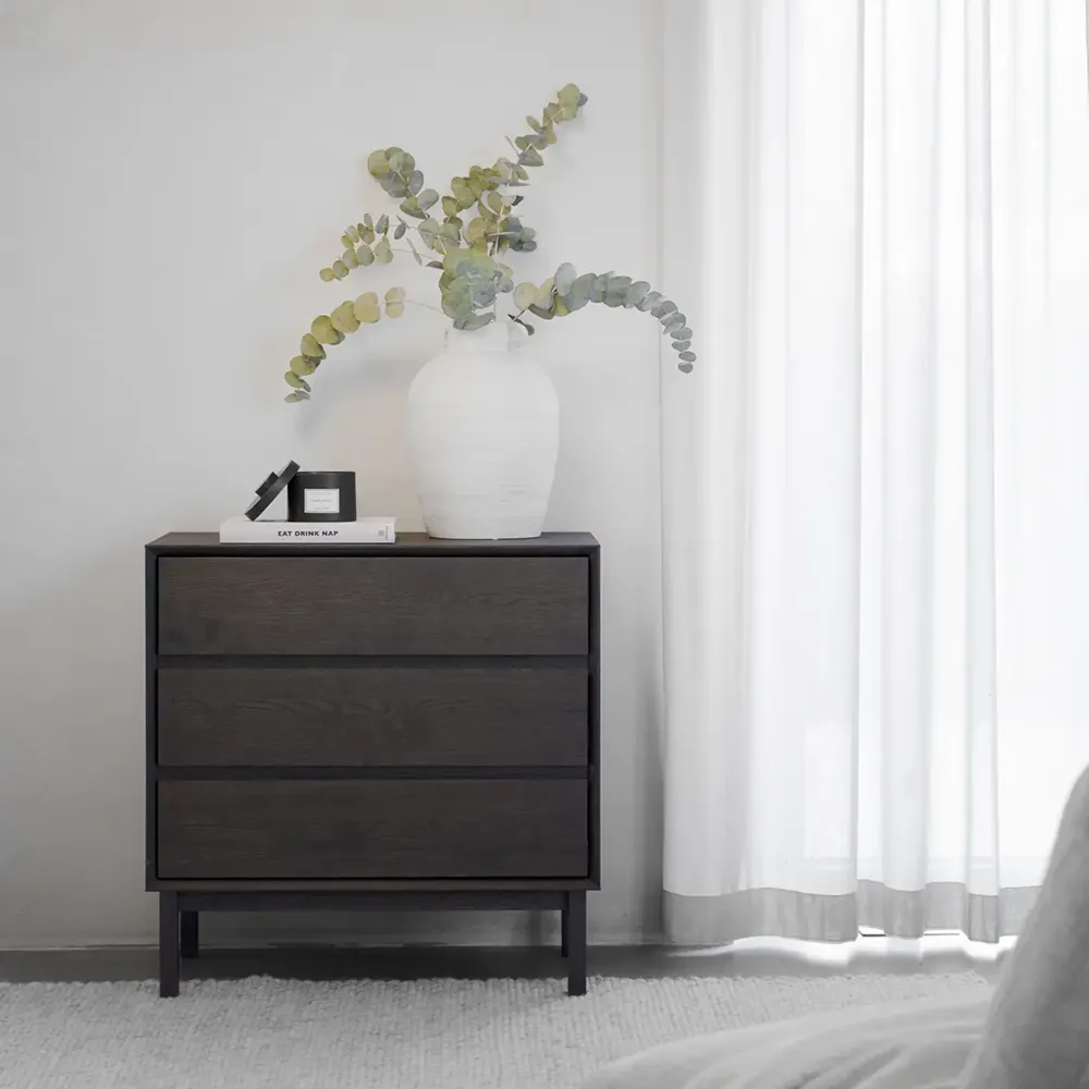 Mackay byrå 75x45 cm brun ek 