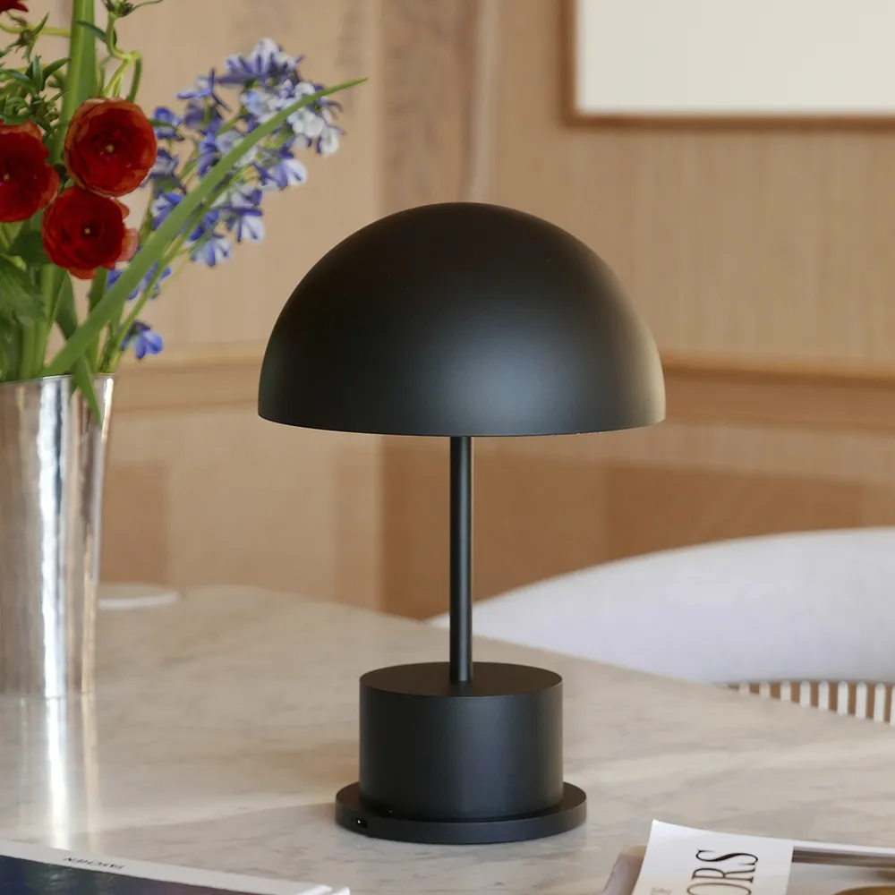Riviera portabel lampa Black