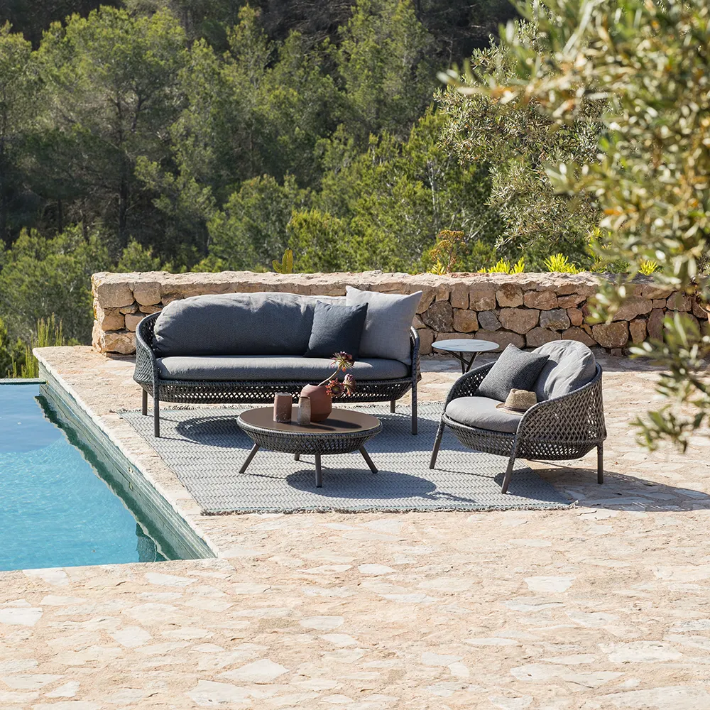 Stomme för AHNDA fotpall / soffbord AB3 vulcano 0305 graphite 0108