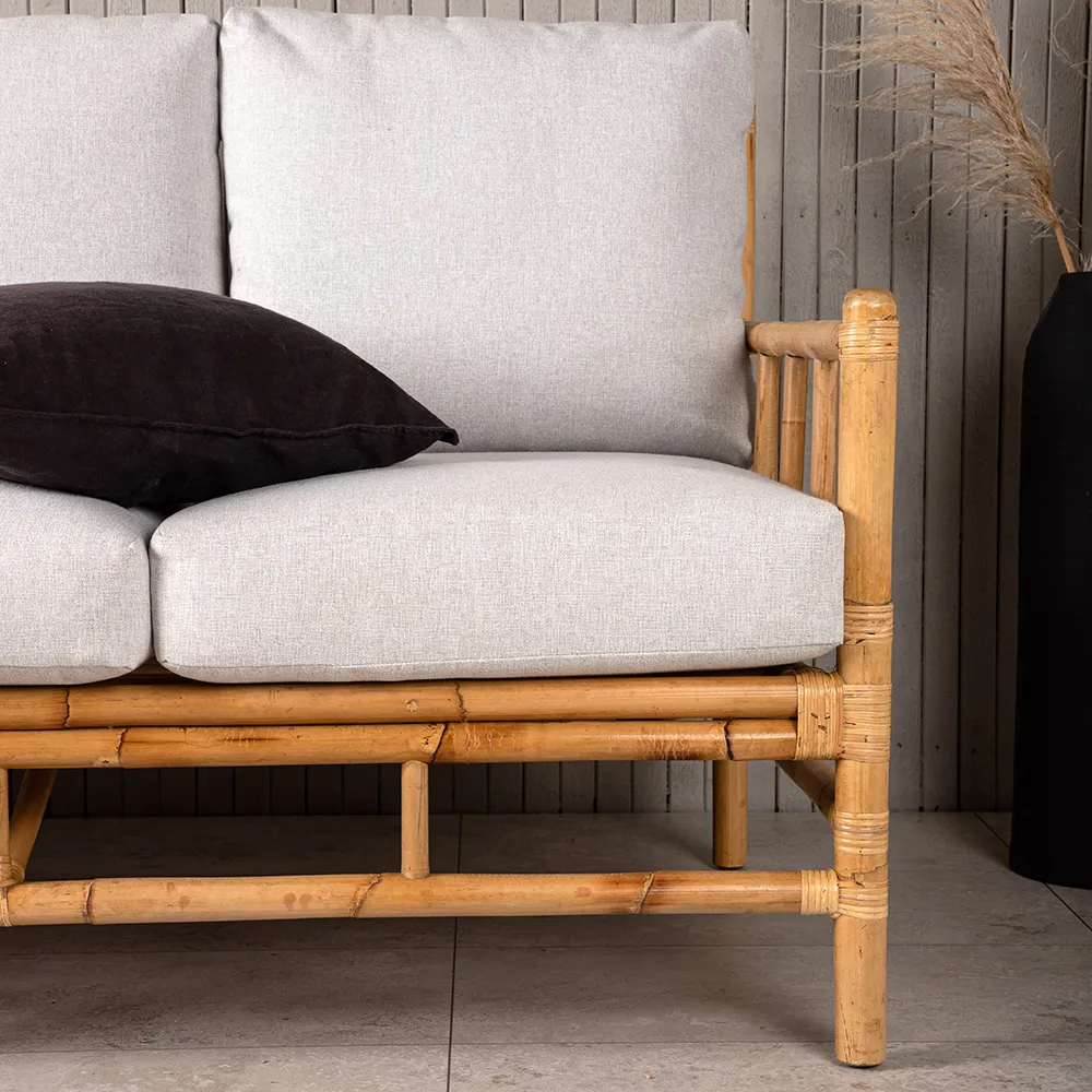 Cane 3-sits soffa Bambu