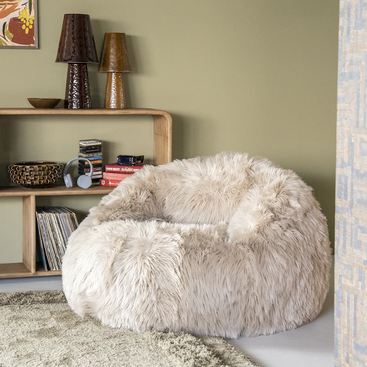 Uppblåsbar fåtölj Snuzzle Taupe