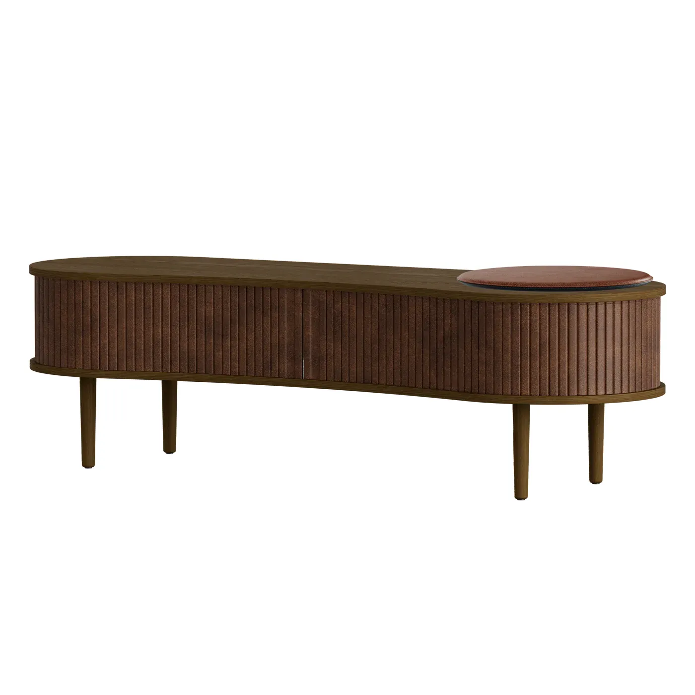 Audacious TV-bänk Mörk Ek/Hazelnut