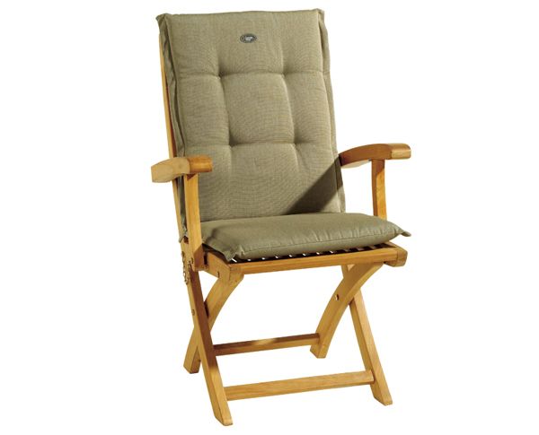 Canyon Teakstolsdyna Låg Svartstruktur