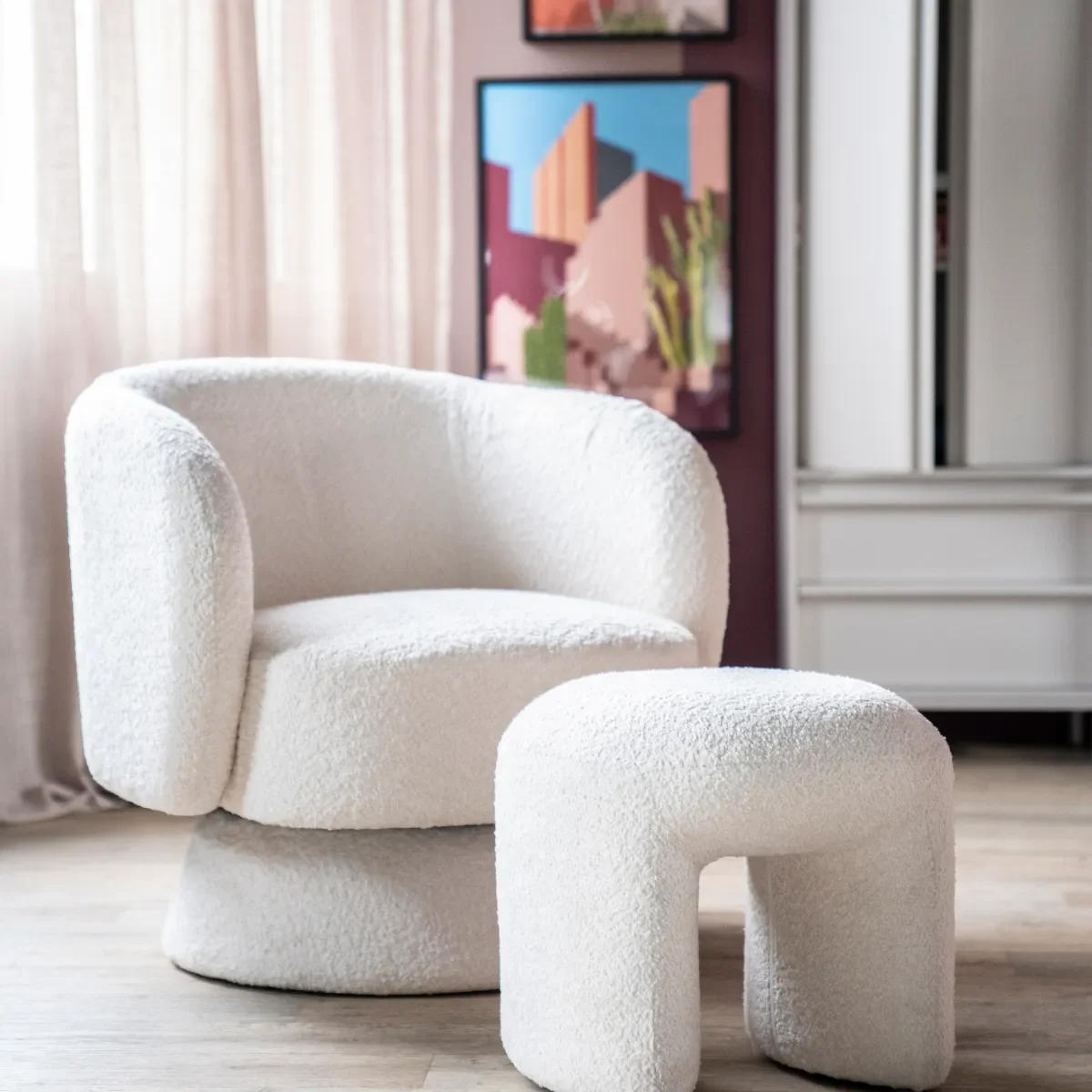 Balou - beige 78x81x77 cm